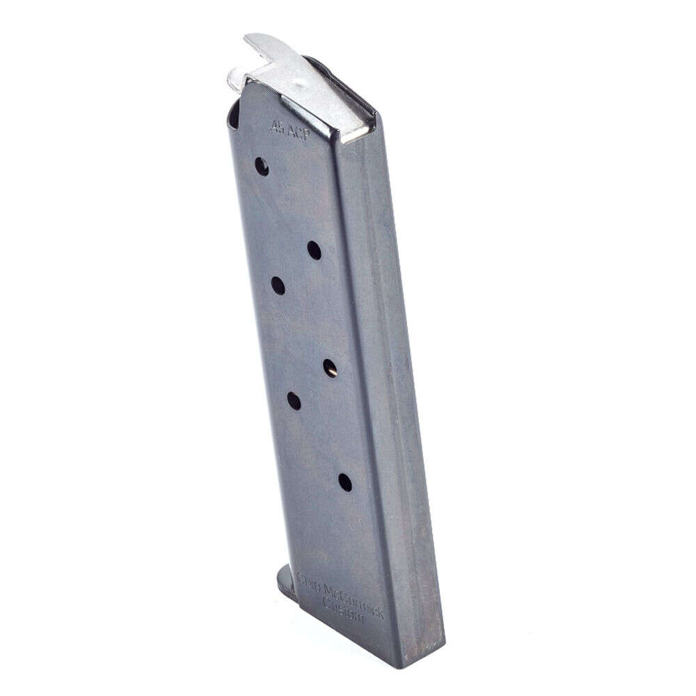 Magazines Chip McCormick 4.50" 45ACP FULL SIZE CLASSIC 45 ACP 7 RD BLUE MAG • Model: 4.50"